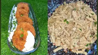 Easy Recipes for iftar chicken donut,creamy pasta and refreshing drink for iftar😋