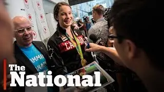 Olympic athletes return to Canada