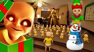 Scary baby in yellow ii pink key 🗝️ IS missing BABYSITTER NEWT snowman ☃️ surprise birthday 🎂