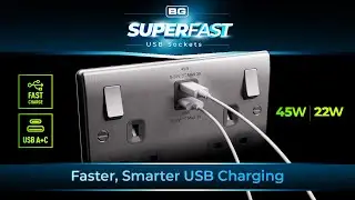 🌟 Upgrade Your Home with BG&rsquo;s Superfast USB Sockets 📱 Faster Charging, Sleek Design