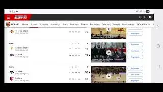 NCAA Women's Basketball Scores Update 1-11-26