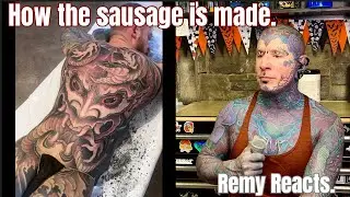 Реакция Реми на Back Tattoo Journey. #чернила #татуировки #татуировки