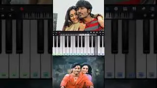 Polladhavan Love BGM #trending #easy keyboard notes #tutorial #perfect piano