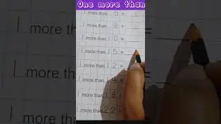 One more than #viral #maths #education