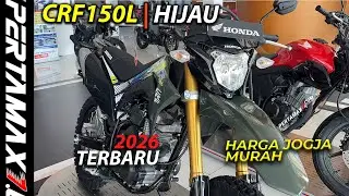 REVIEW Honda CRF150L Warna Hijau Terbaru 2026 Extreme Green Harga Jogja Murah #honda #crf150l #trail