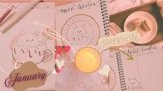 ✍️ Journal with me // January month planner 2025 //@purple larks