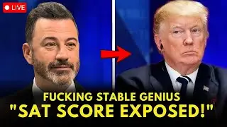 Trump Calls Harvard Grads Dumb &mdash; Jimmy Kimmel Unearths His REAL SAT Card on Live TV!