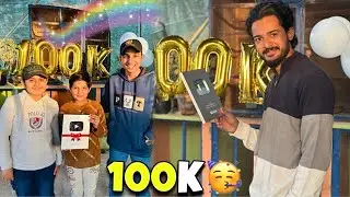 Finally Silver Play Button Celebration 🎉 100K Special 🥳