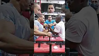 Denis Cyplenkov showed the true strength to Khaled 🥶 #shorts #viral #armwrestling #trending