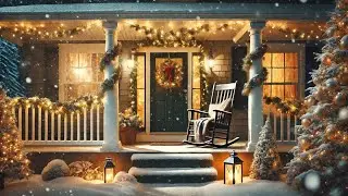 Christmas Porch Serenity &ndash; Live Cozy Winter Ambience