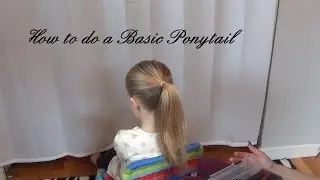 Как сделать простой конский хвост