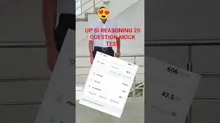 up si reasoning mock test #viral #shorts