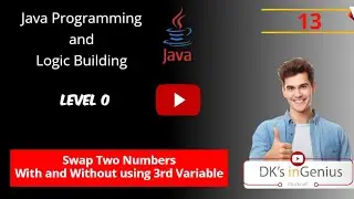 Java program to swap two numbers with and without using 3rd variable