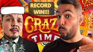 LEFTLANEPAPI ft. MOISESSITOWAY RECORD WIN OP CRAZY TIME | Online Casino Highlights (24+)