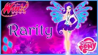Как нарисовать винкс Рарити из май литл пони How to draw  Rarity