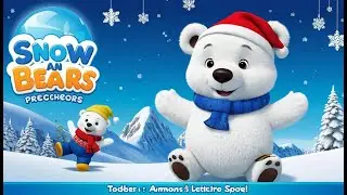 Snow Bear Slides on Ice Road 🐻&zwj;❄ | Winter Nursery Rhyme for Kids | Fun Baby Songs 2025