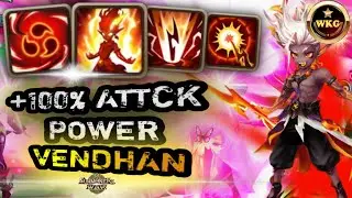 NEW BUFFED INSANE DMG FROM FIRE INDRA IN RTA SUMMONERS WAR