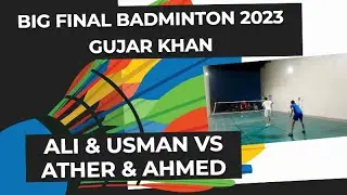 INDPENDANCE DAY 2023 Badminton Final Ali & Usman vs Athar & Ahmed 2nd Game