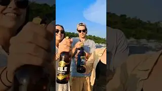 Nile Special On RIVER NILE 🍻🥂 #rivernile #murchisonfalls #uganda