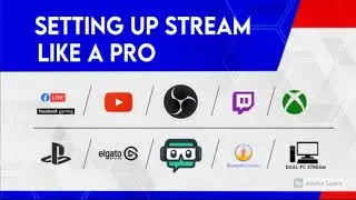 I will setup obs for professional looking live stream or recording