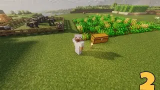 My first Wheat farm and iron Armor upgrade! || Ep 2 