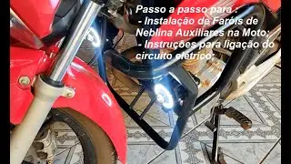 Como Instalar Farol de Milha na Moto @economizeefacavocemesmo