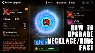 How to upgrade NECKLACE/RING fast? - Epic Seven