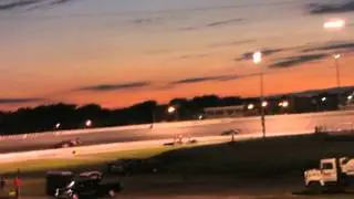 Toledo Speedway Modified #53 Crash 7/2/2014