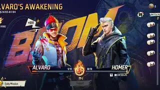 Free fire New calendar Event || Alvaro Awakening || Free fire 🙏🥳