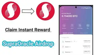 SupraOracle Airdrop | Claim Free 1500 Supra Token | Instant Reward Recived