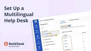 Set Up a Multilingual Help Desk