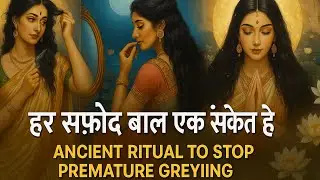 🪔“हर सफ़ेद बाल एक संकेत है… | Ancient Ritual To Stop Premature Greying Naturally”
