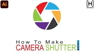 How To Make CAMERA SHUTTER Icon || Adobe Illustrator Tutorial || Logo Design By HAMZA