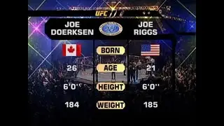 Joe Doerksen vs Joe Riggs