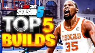 TOP 5 BEST BUILDS for SEASON 5 NBA 2K26🔥MOST OVERPOWERED BEST BUILDS! Best build 2k26