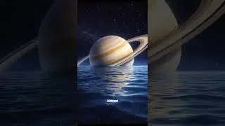 Saturn Could Float on Water (Almost) #space #saturn #shorts #science  #universe