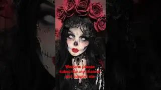 Halloween makeup tutorial ☠️♀️♂️ part 35 #halloweenmakeup #halloween