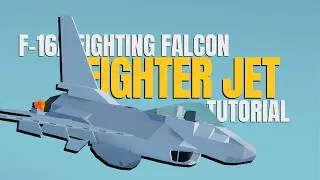F-16A Fighting Falcon // Roblox Plane Crazy // Tutorial