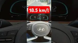 Creta 2024 petrol E city mileage test 18.5km/l   #hyundaicreta #creta #cretamodification #creta2024