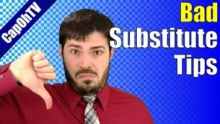 How to be a Bad Substitute Teacher || Bad Tips for Bad Subs