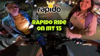 MT 15 Rapido Ride Vlog | Bike Taxi Experience India | Real Ride | Loud exhaust 💥 Motovlog