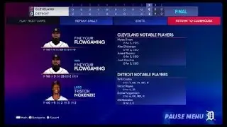 MLB&reg; The Show&trade; 22 flamethrower pitcher in the big league against Cleveland Gaurdians
