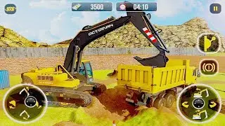 Heavy Excavator Crane - City Construction Sim 2021 - Gameplay Walkthrough Part 1 (Android, iOS)