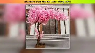 Today Only Artificial plants peach tree cherry tree maple tree fake flowers wedding hotel exhibitio