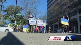 Birmingham residents march for Ukraine