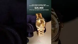 Rolex Datejust President 178278 🍾 Champagne Roman