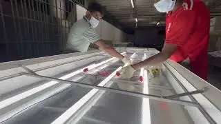 Light Box Fixing at Factory #factory #lighbox #shopsign #yt