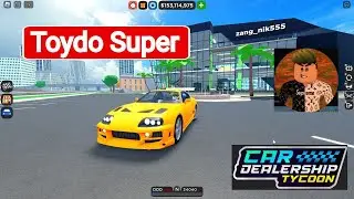 Toydo Super for 207,000$ CDT Test Обзор на Тойду Супер за челлендж КДТ Car Dealership Tycoon Roblox