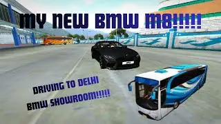 MY NEW BMW M8!!!!!DRIVING TO DELHI BMW SHOWROOM!!!!