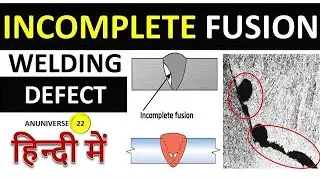 Incomplete Fusion || Welding Defect || Types of Welding Defects in Hindi